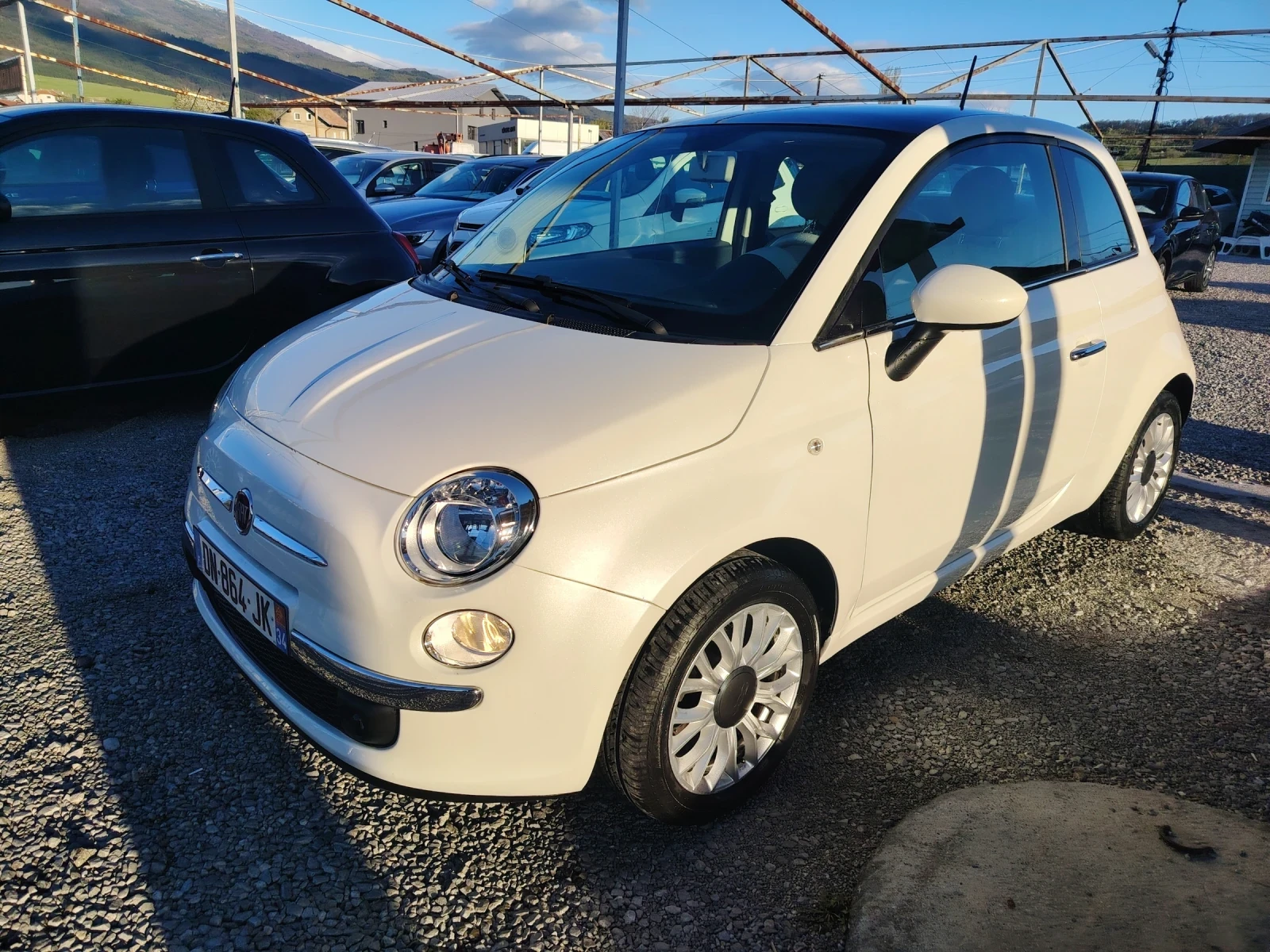 Fiat 500 1.2  e6 Panorama White pearl , снимка 2 - Автомобили и джипове - 54401442