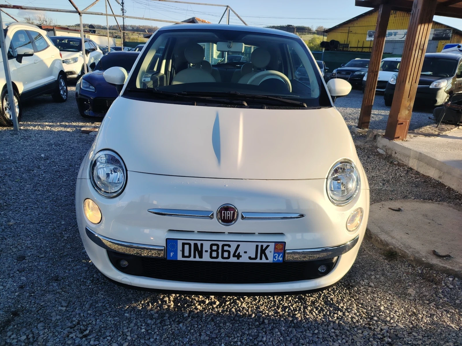 Fiat 500 1.2  e6 Panorama White pearl , снимка 5 - Автомобили и джипове - 54401442