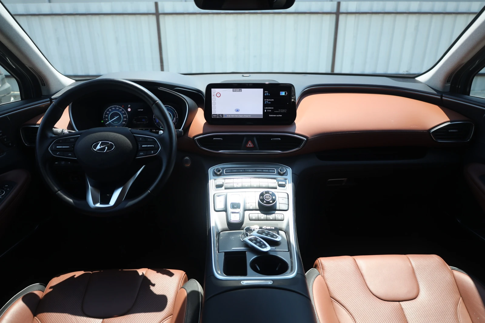 Hyundai Santa fe 1.6 Plug-in 4WD PRIME KeyGO 360 ������ KRELL iCar | Mobile.bg � ����������� 12