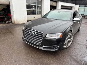 Audi S8 * DISTRONIC * KEYLESS * HEAD-UP * 360 * ОБДУХВАНЕ , снимка 1