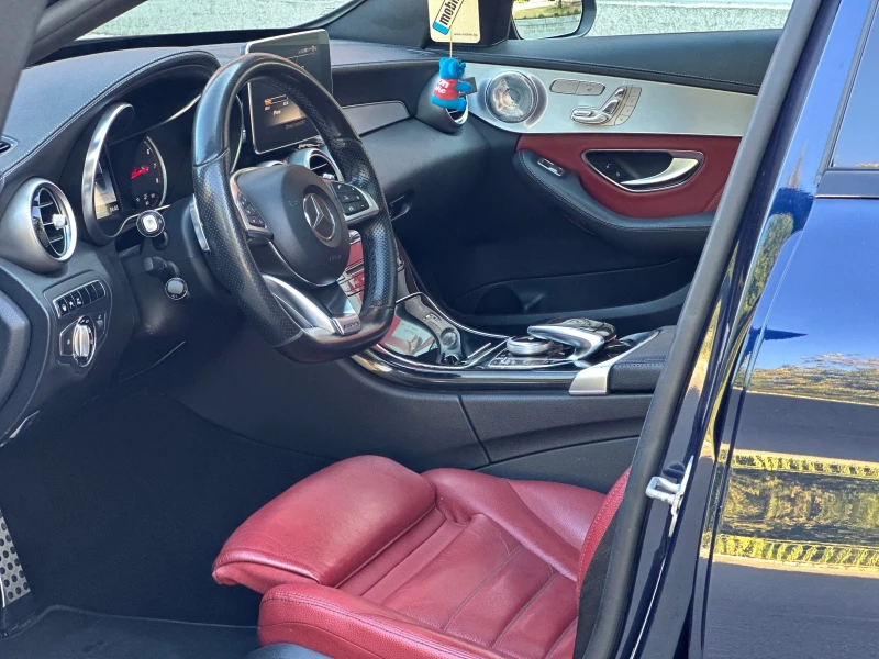 Mercedes-Benz C 400 4MATIC* AMG-ПАКЕТ* BURMASTER* DISTRONIC* LINE ASSI, снимка 9 - Автомобили и джипове - 51096208
