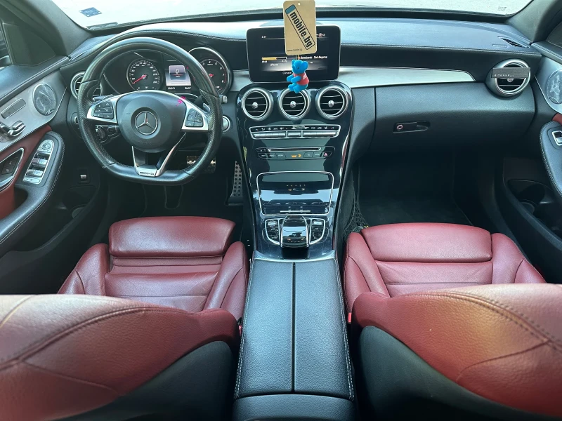 Mercedes-Benz C 400 4MATIC* AMG-ПАКЕТ* BURMASTER* DISTRONIC* LINE ASSI, снимка 13 - Автомобили и джипове - 51096208
