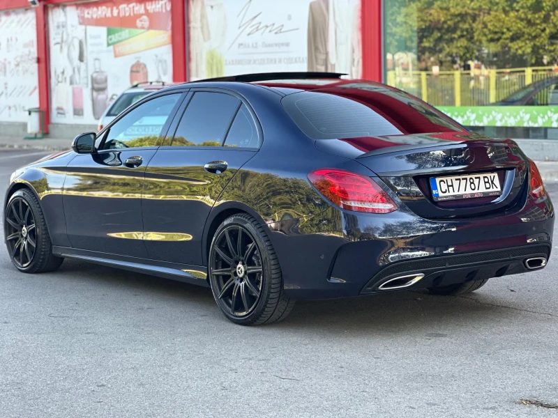 Mercedes-Benz C 400 4MATIC* AMG-ПАКЕТ* BURMASTER* DISTRONIC* LINE ASSI, снимка 4 - Автомобили и джипове - 51096208