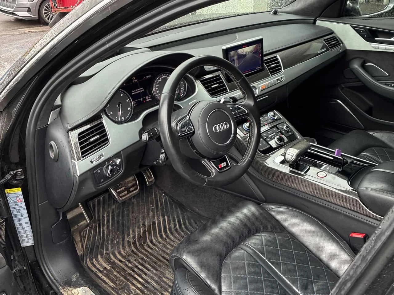 Audi S8 * DISTRONIC * KEYLESS * HEAD-UP * 360 * ОБДУХВАНЕ , снимка 8 - Автомобили и джипове - 54327505