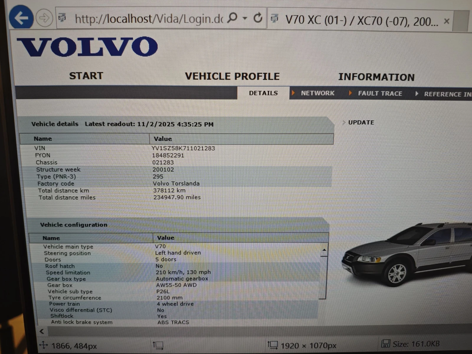 Volvo Xc70 2.4t AWD - изображение 4