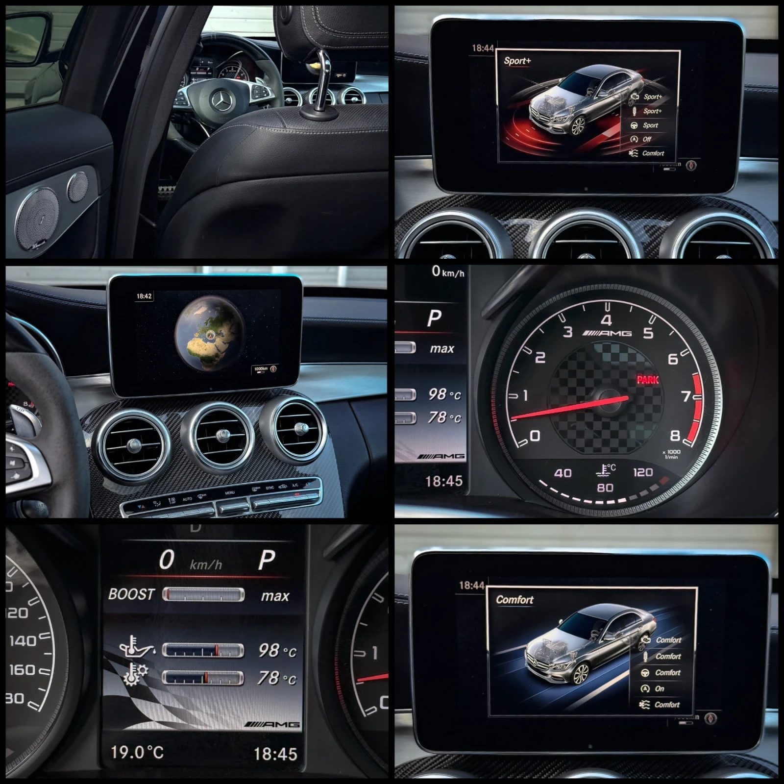 Mercedes-Benz C 43 AMG 4M* DISTR* LINE* 360CAM* BURMESTER* FULL* ������ | Mobile.bg � ����������� 16