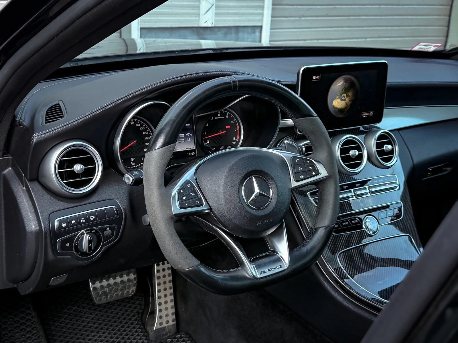 Mercedes-Benz C 43 AMG 4M* DISTR* LINE* 360CAM* BURMESTER* FULL* ������ | Mobile.bg � ����������� 7