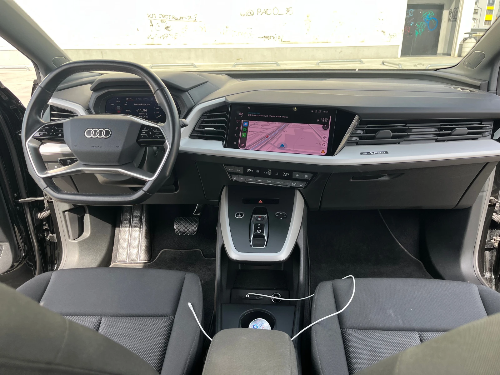 Audi Q4 S-line/82 KW/SOH 95%/HUD/ACC/MATRIX/1г гаранция, снимка 9 - Автомобили и джипове - 55894608