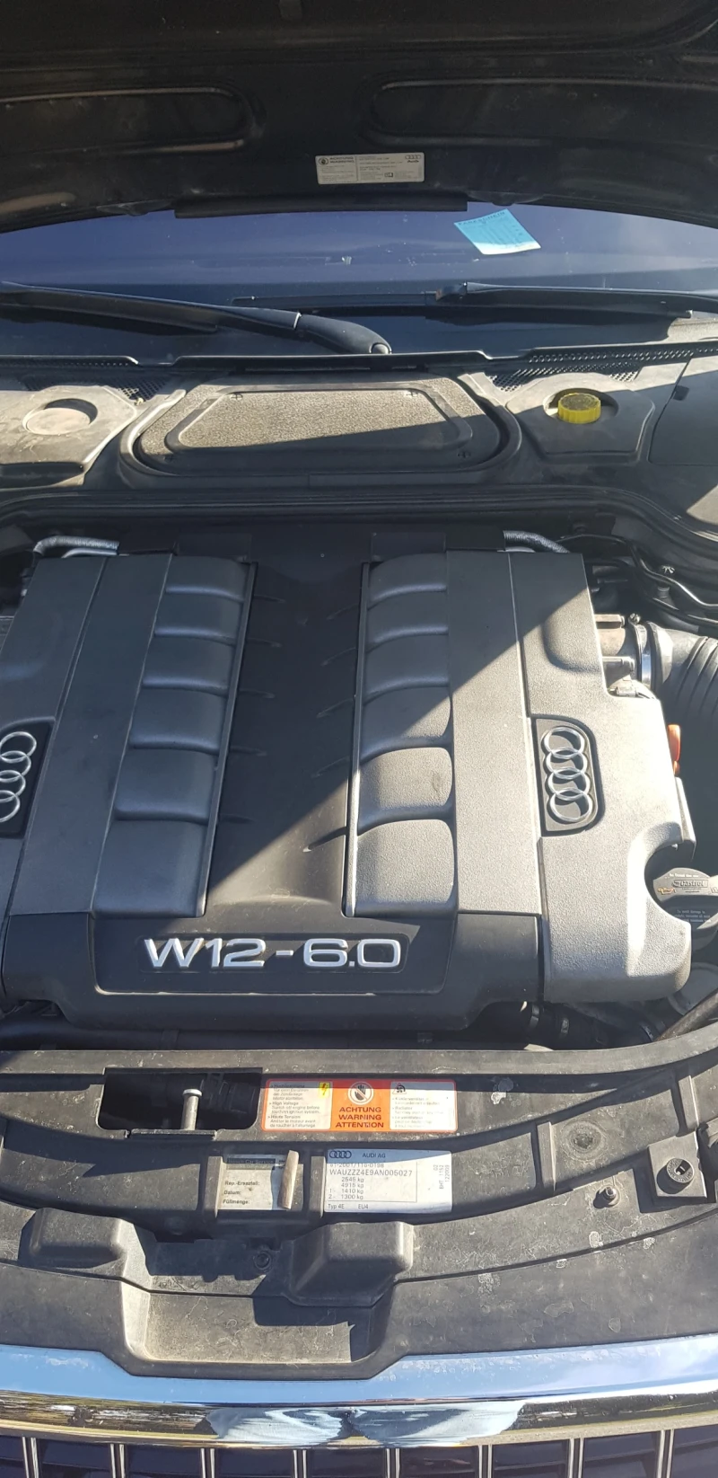 Audi A8 А8 Lang 6.0 W12, снимка 3 - Автомобили и джипове - 48853745