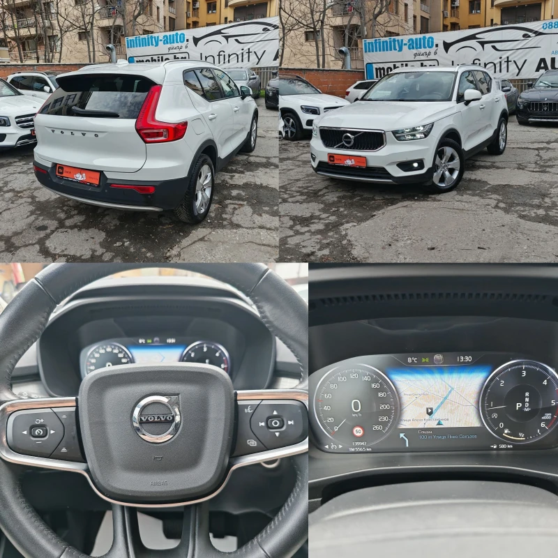 Volvo XC40 AWD, АВТОМАТ, КАМЕРА, КЕЙЛЕС, ДИСТРОНИК, 1-СОБСТВЕ, снимка 7 - Автомобили и джипове - 52539015