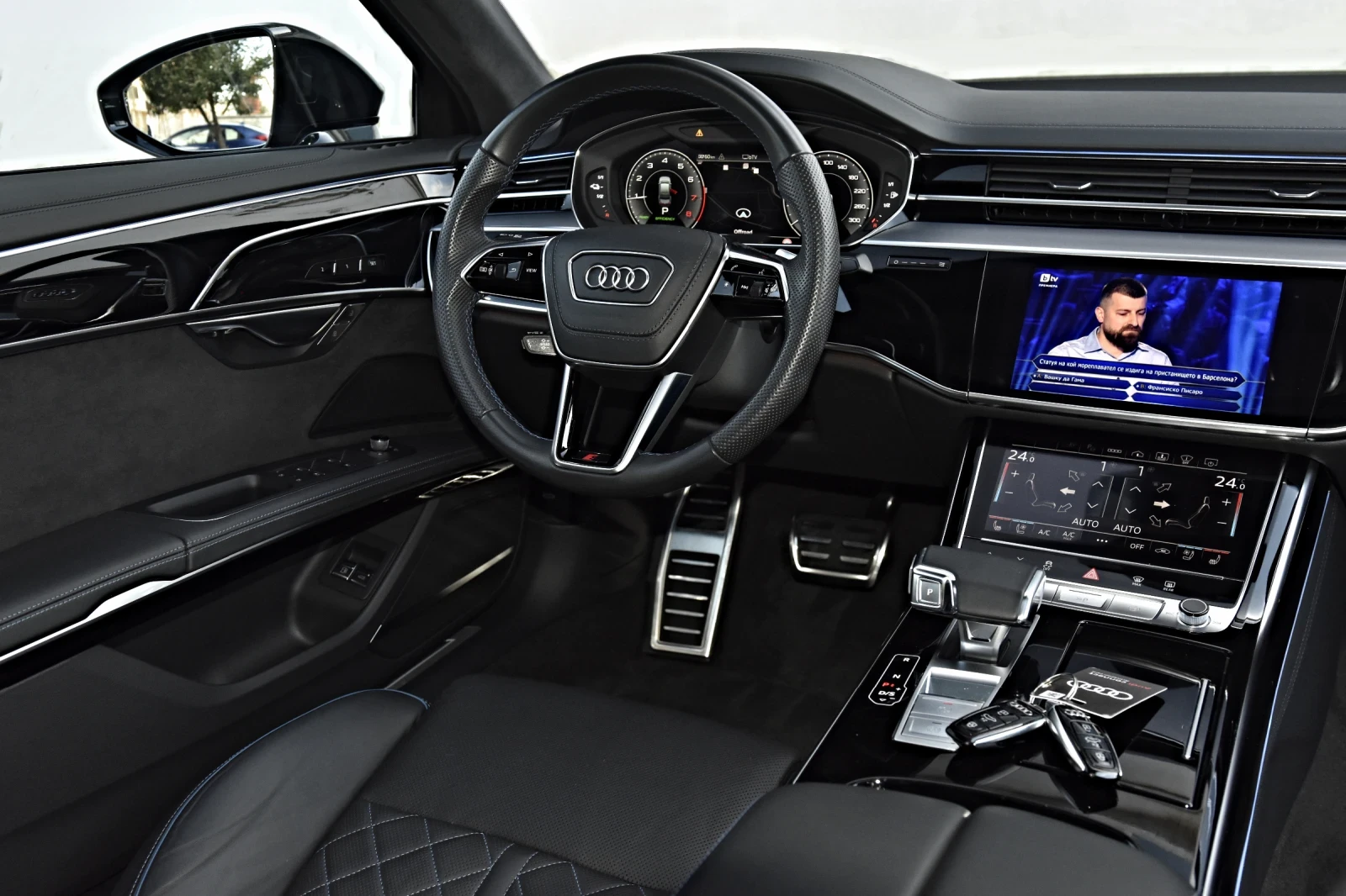 Audi A8 6.0TFSIe 3xSLINE 3xTV 360 B&O PANO S8-SITZE  | Mobile.bg � ����������� 10