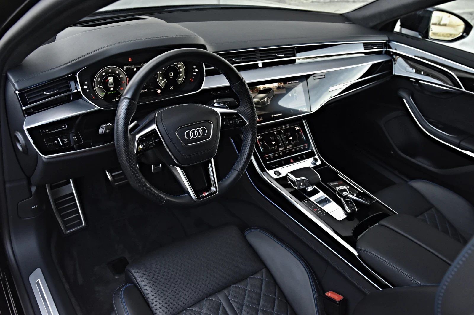 Audi A8 6.0TFSIe 3xSLINE 3xTV 360 B&O PANO S8-SITZE  | Mobile.bg � ����������� 9