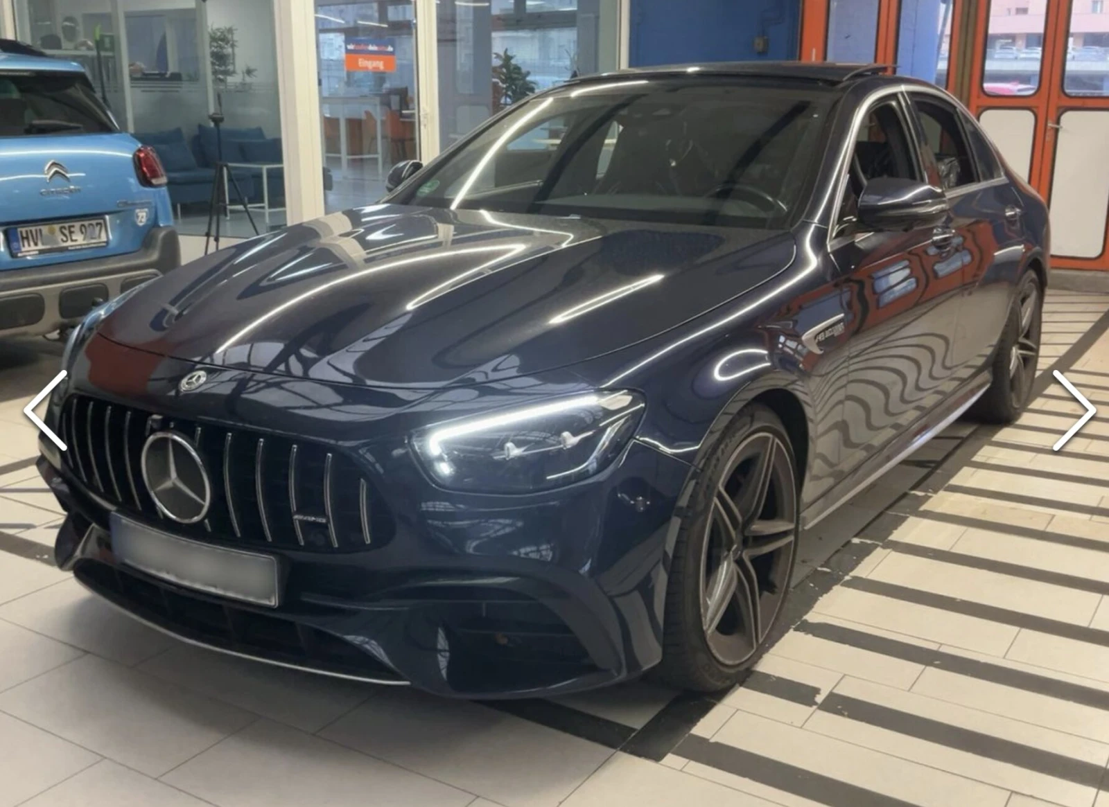 Mercedes-Benz E 63 AMG S 4Matic/Сирвизна история/360/Пано/Burmester