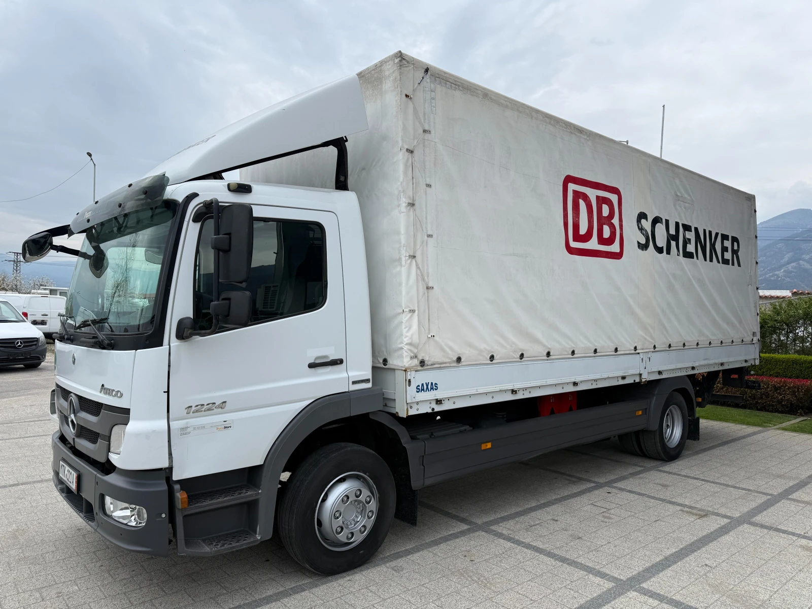 Mercedes-Benz Atego 1224 Bluetec 5 7.10м. Клима Падащ борд , снимка 3 - Камиони - 54205566