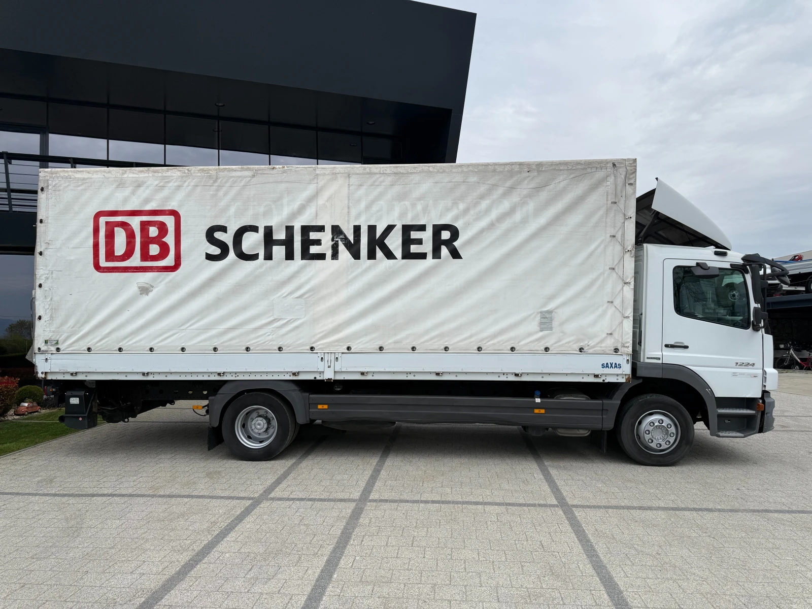 Mercedes-Benz Atego 1224 Bluetec 5 7.10м. Клима Падащ борд , снимка 9 - Камиони - 54205566