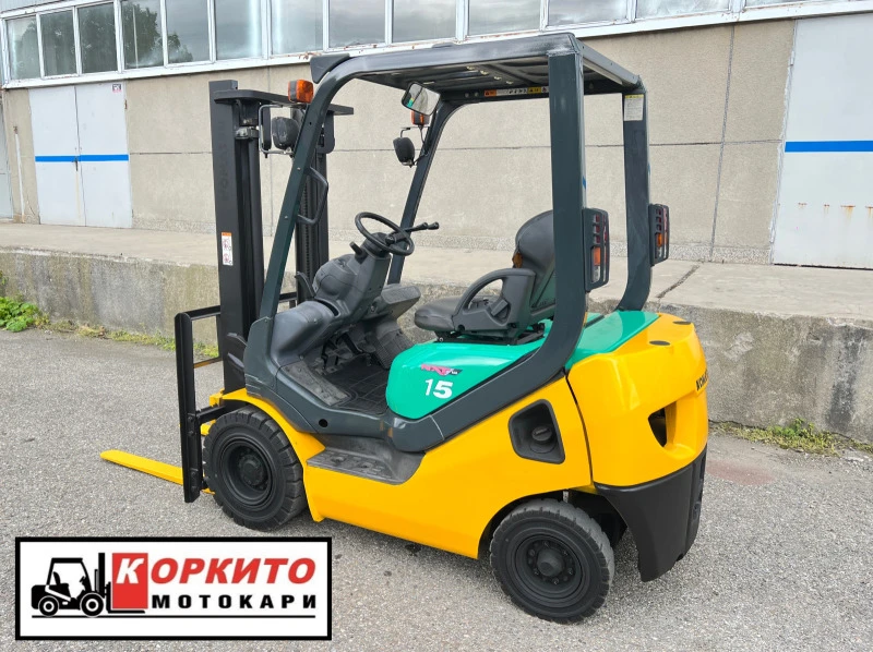 Мотокар Komatsu  1.5 Тона/ Безплатен Транспорт / Автомат / Като Нов, снимка 3 - Индустриална техника - 41961969