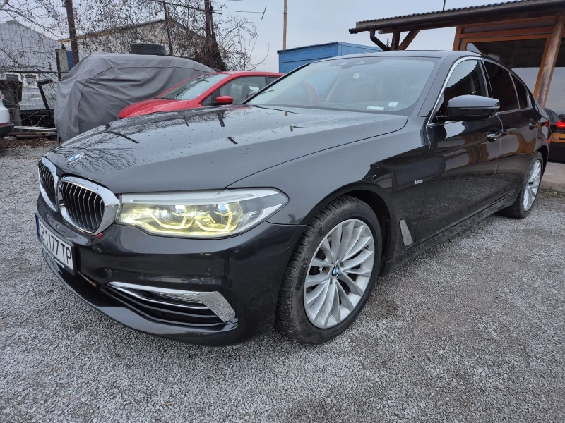 BMW 520 LUXURY///360 камери///HEAD UP///KEYLESS///LED, снимка 1 - Автомобили и джипове - 48462629