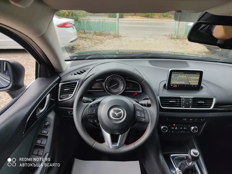 Mazda 3 1.5 бензин, седан, 14г., навигация, 180хил.км, снимка 10 - Автомобили и джипове - 51703086