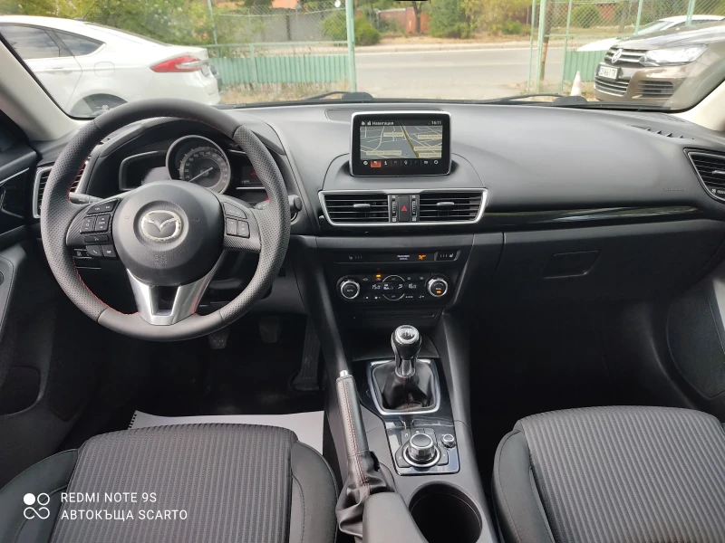 Mazda 3 1.5 бензин, седан, 14г., навигация, 180хил.км, снимка 9 - Автомобили и джипове - 51703086