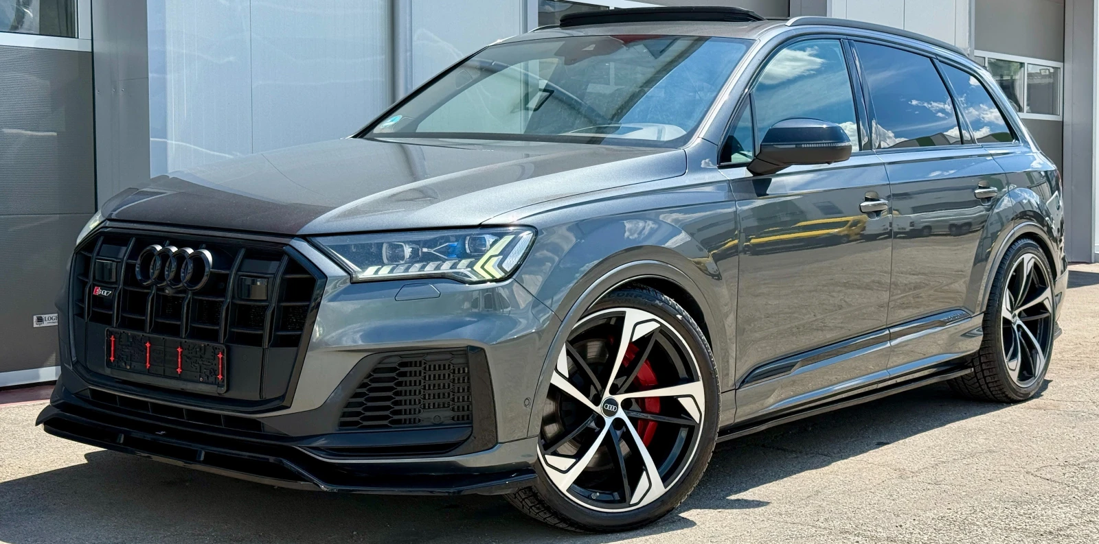Audi SQ7 V8 TDI quattro 360градуса Завиващ заден мост