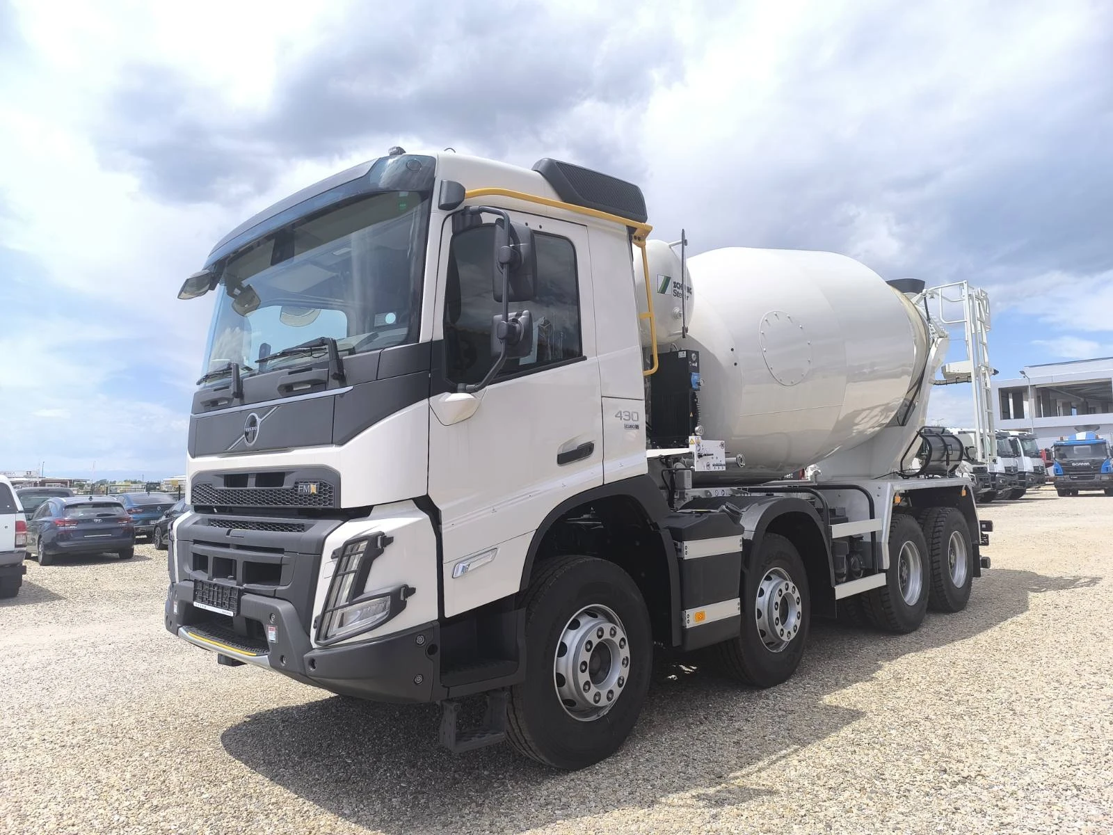 Бетон миксер Volvo  FMX 430 STETTER 10M3 ФАБРИЧНО НОВ, снимка 3 - Индустриална техника - 54519710