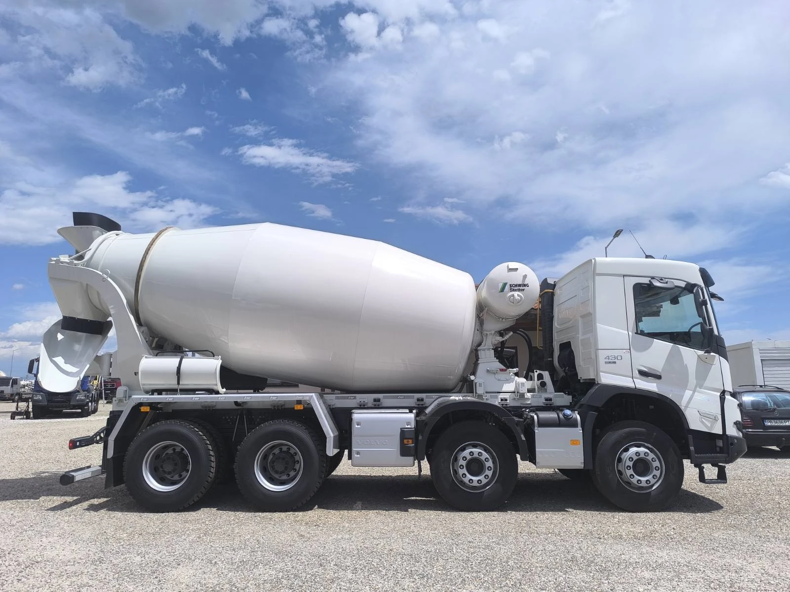 Бетон миксер Volvo  FMX 430 STETTER 10M3 ФАБРИЧНО НОВ, снимка 8 - Индустриална техника - 54519710