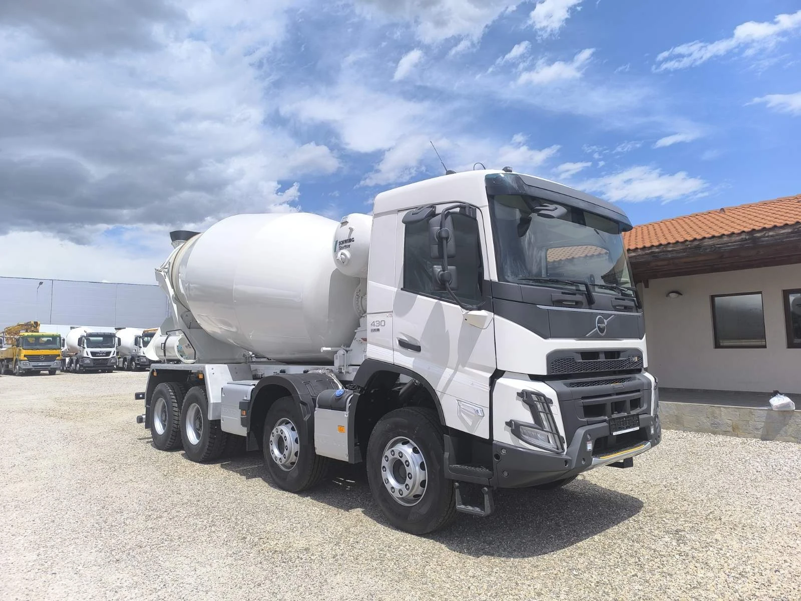Бетон миксер Volvo  FMX 430 STETTER 10M3 ФАБРИЧНО НОВ