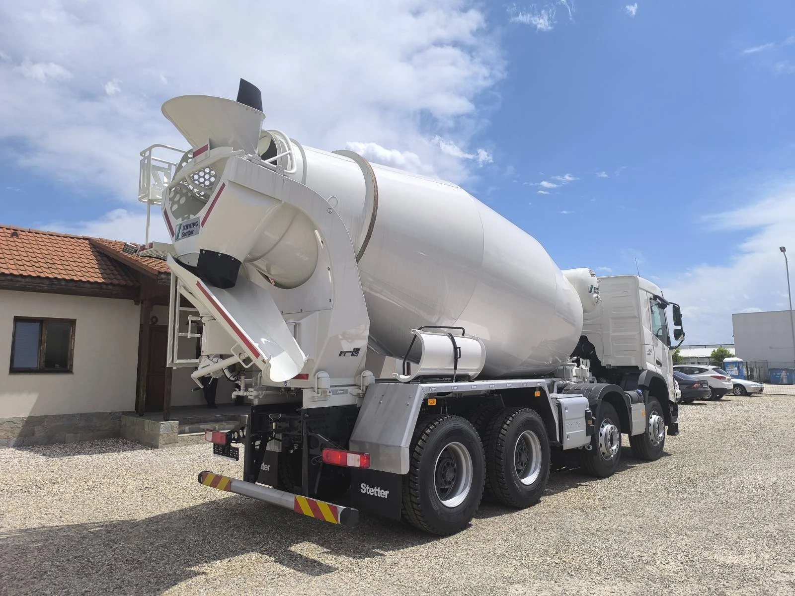 Бетон миксер Volvo  FMX 430 STETTER 10M3 ФАБРИЧНО НОВ, снимка 7 - Индустриална техника - 54519710