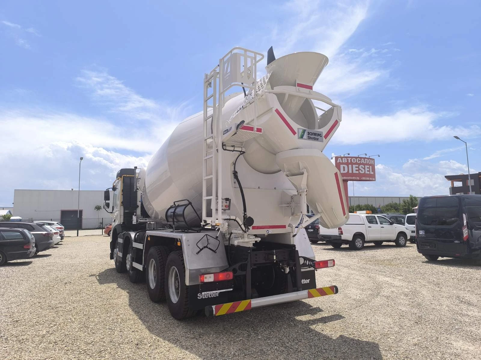 Бетон миксер Volvo  FMX 430 STETTER 10M3 ФАБРИЧНО НОВ, снимка 5 - Индустриална техника - 54519710
