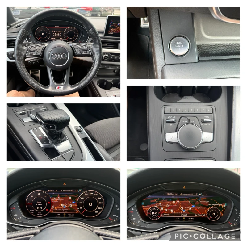 Audi A4 2.0TDI= DIGITAL COCKPIT= DISTRONIC= QUATTRO= , снимка 14 - Автомобили и джипове - 50566023