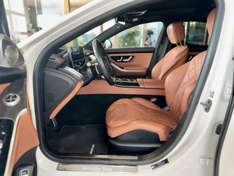 Mercedes-Benz S 400 d/4MATIC/330HP/PANO/MEM/BURM-H.END/HUD/360CAM/472f, снимка 8 - Автомобили и джипове - 51137911