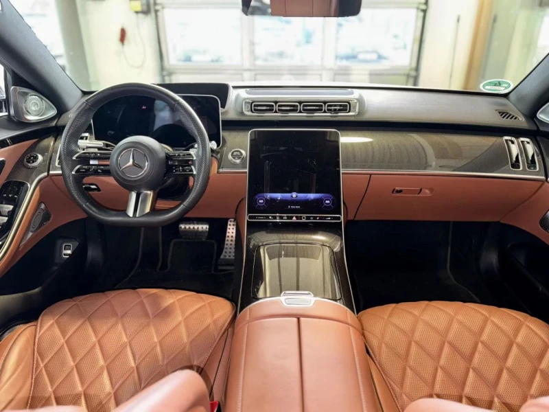 Mercedes-Benz S 400 d/4MATIC/330HP/PANO/MEM/BURM-H.END/HUD/360CAM/472f, снимка 10 - Автомобили и джипове - 51137911
