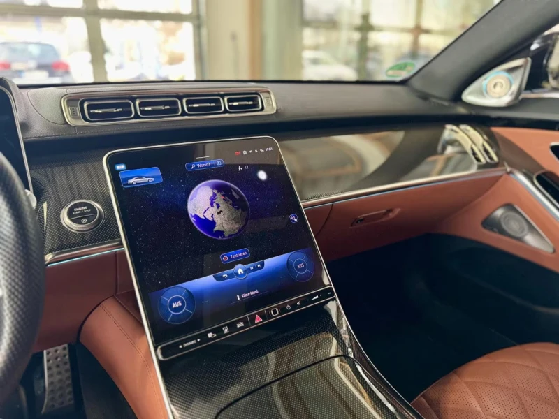 Mercedes-Benz S 400 d/4MATIC/330HP/PANO/MEM/BURM-H.END/HUD/360CAM/472f, снимка 12 - Автомобили и джипове - 51137911
