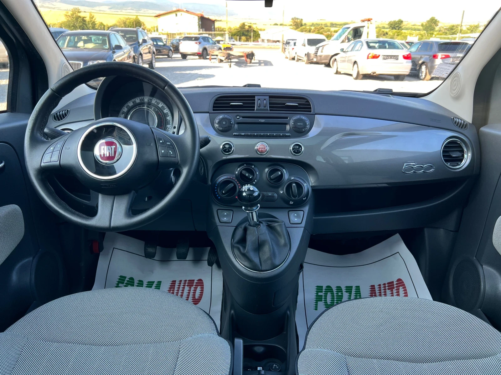Fiat 500 1.2i-LOUNGE-ПАНОРАМА-EURO 6B - изображение 10