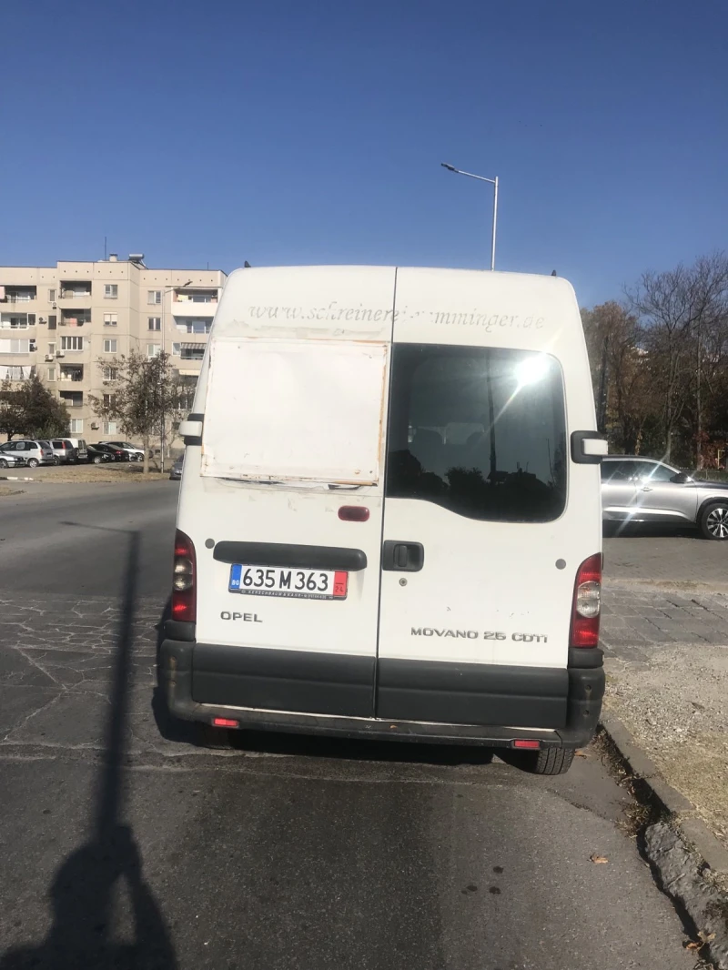 Opel Movano 2.5 DTI Внос Германия ФЕЙСЛИФТ, снимка 7 - Бусове и автобуси - 47910911