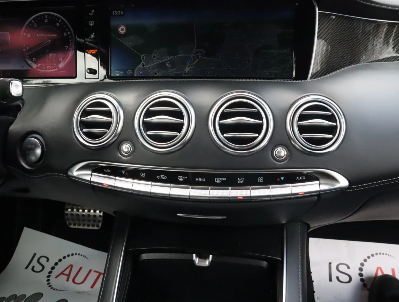 Mercedes-Benz S 63 AMG 4Matic/Burmester/HuD/Carbon/Night/Камера 360/Керам, снимка 12 - Автомобили и джипове - 52485855