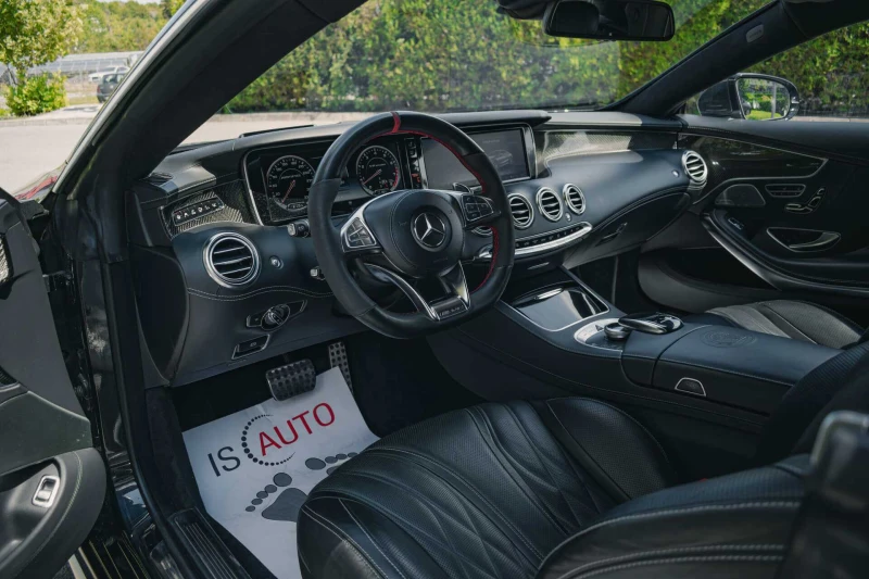 Mercedes-Benz S 63 AMG 4Matic/Burmester/HuD/Carbon/Night/Камера 360/Керам, снимка 5 - Автомобили и джипове - 52485855
