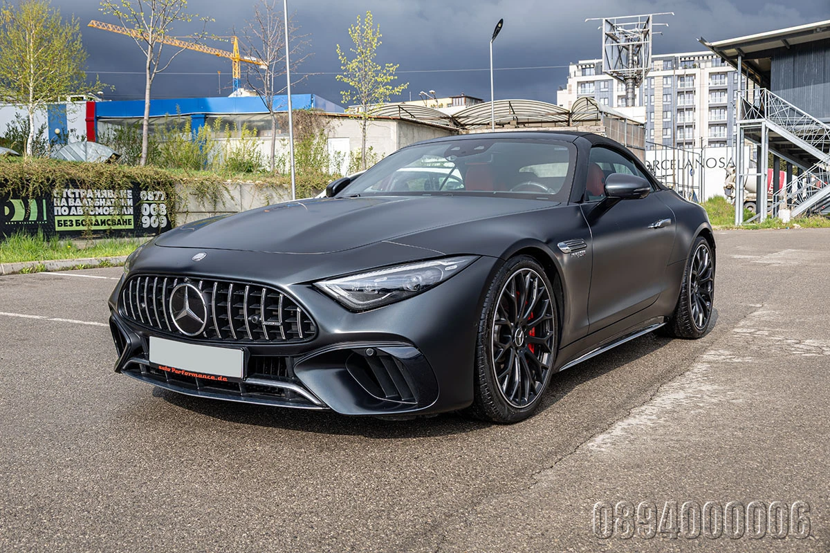 Mercedes-Benz SL 55 AMG 4M V8BITURBO 3xCARBON MAGNO3xEXCLUSIVEBURMEISTER4D, снимка 3 - Автомобили и джипове - 53831193