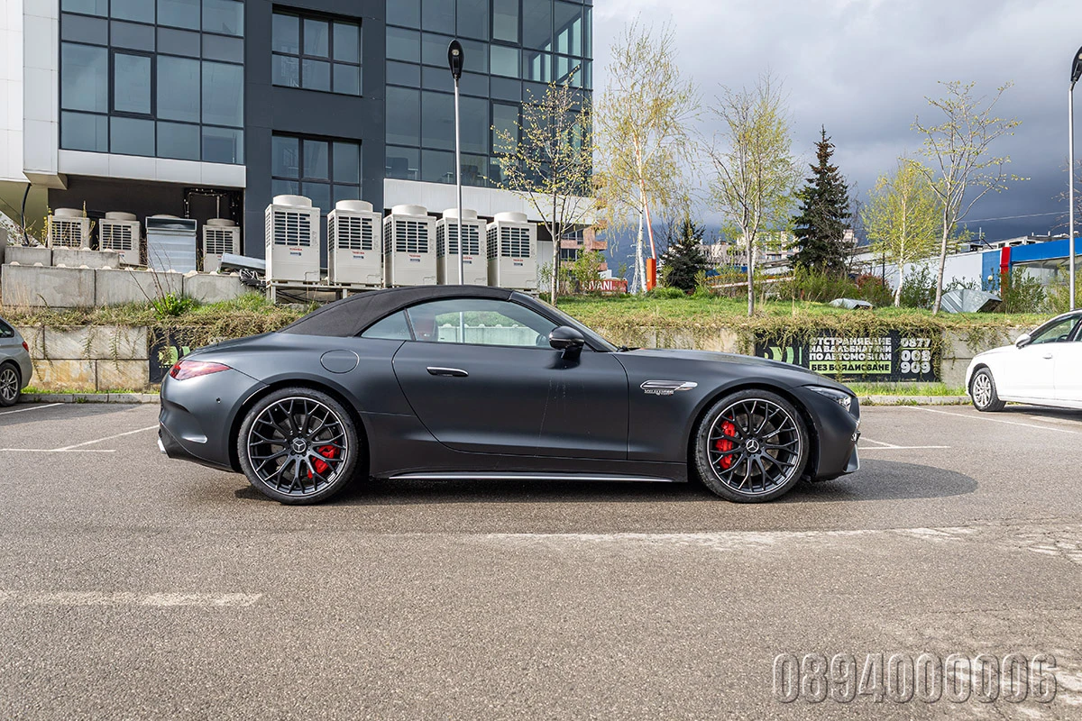 Mercedes-Benz SL 55 AMG 4M V8BITURBO 3xCARBON MAGNO3xEXCLUSIVEBURMEISTER4D, снимка 5 - Автомобили и джипове - 53831193