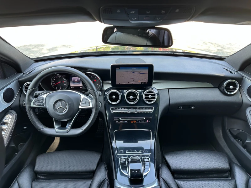 Mercedes-Benz C 220 d AMG LINE * ПЪЛНА СЕРВИЗНА ИСТОРИЯ* !!, снимка 9 - Автомобили и джипове - 50676688