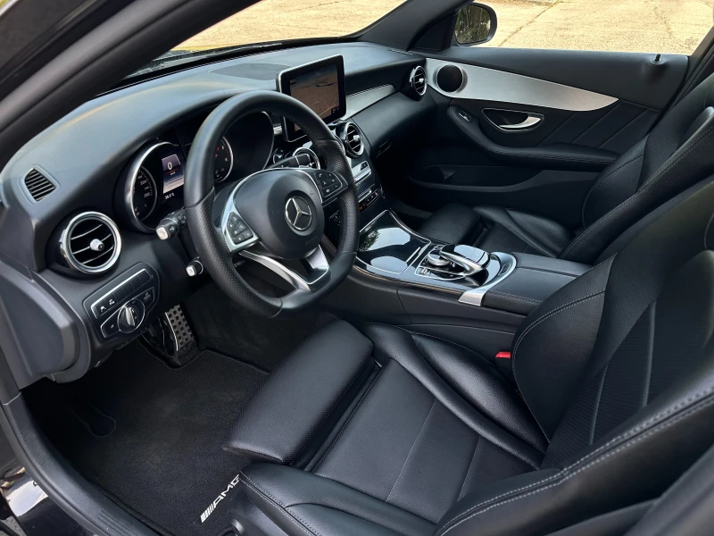 Mercedes-Benz C 220 d AMG LINE * ПЪЛНА СЕРВИЗНА ИСТОРИЯ* !!, снимка 8 - Автомобили и джипове - 50676688