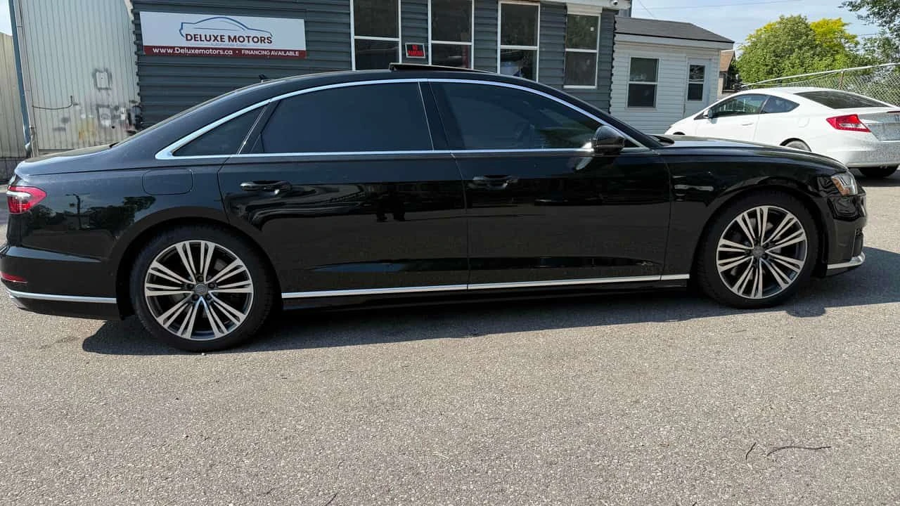 Audi A8 L/55 TFSI/ДИСТРОНИК/ОБДУХ/HUD/CARFAX/, снимка 4 - Автомобили и джипове - 54840808
