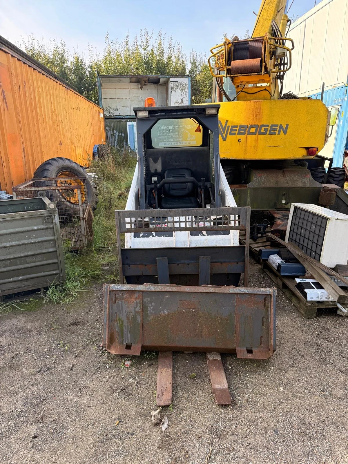 Мини челни товарачи Bobcat 553, снимка 4 - Индустриална техника - 56348383