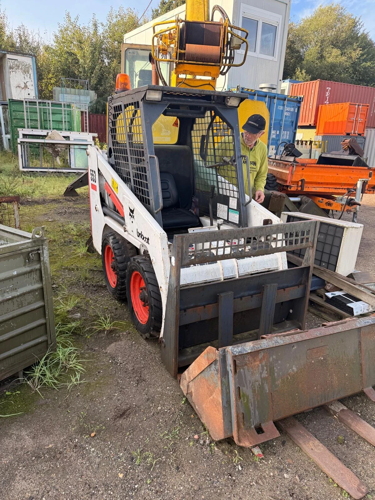 Мини челни товарачи Bobcat 553, снимка 12 - Индустриална техника - 56348383