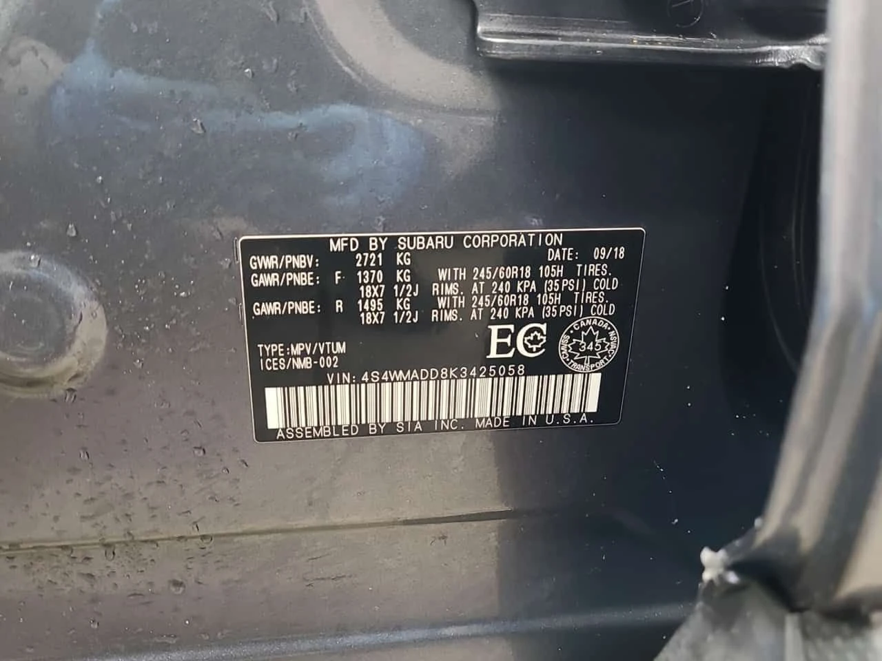 Subaru Ascent TOURING/CARFAX/ФИНАНСИРАНЕ, снимка 16 - Автомобили и джипове - 54634127