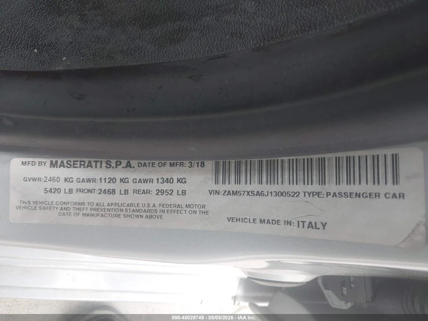 Maserati Ghibli 3.0l, снимка 9 - Автомобили и джипове - 55130956