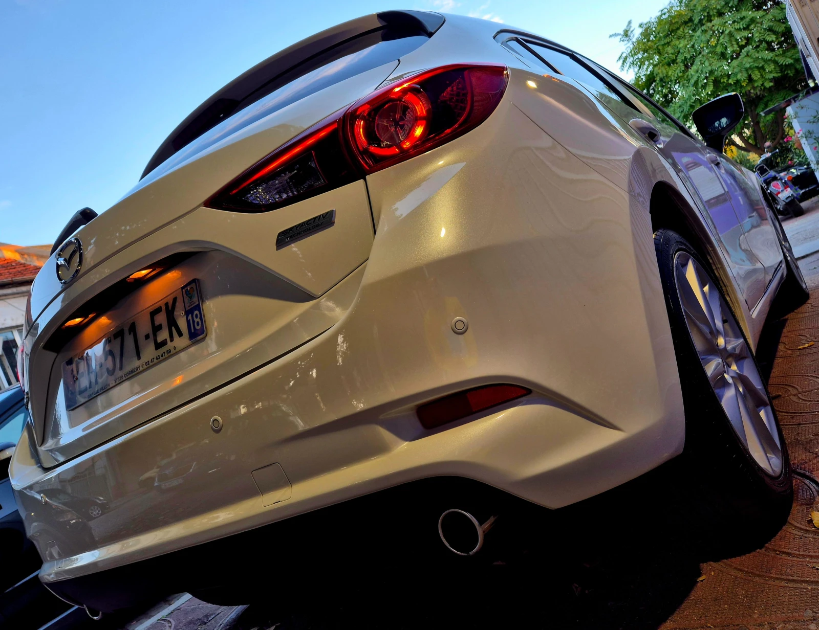 Mazda 3 2.2d-EXECUTIVE-FACE LIFT-veriga-6скорости-japan , снимка 6 - Автомобили и джипове - 56108359