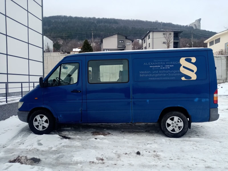 Mercedes-Benz Sprinter 216 5+ 1 реални км, клима, темпомат!, снимка 5 - Бусове и автобуси - 53382844
