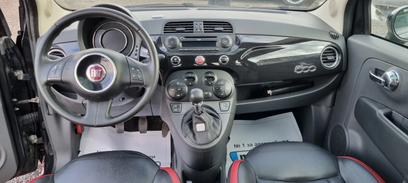 Fiat 500 1.2 BiColore/ Кожа/ Панорама, снимка 11 - Автомобили и джипове - 53402363