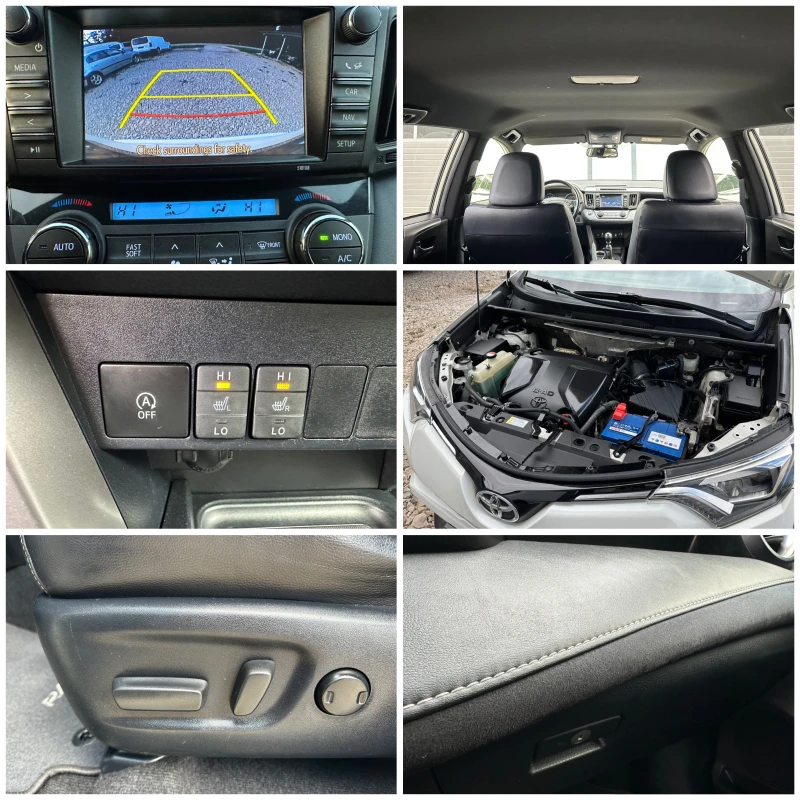 Toyota Rav4 2.0D4D FULL LED ФЕЙСЛИФТ КОЖА НАВИ ПОДГРЕВ ИТАЛИЯ, снимка 17 - Автомобили и джипове - 52012808